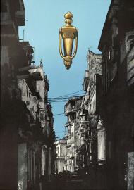 Calle Gervasio, acrilico s/ lienzo, 2017.